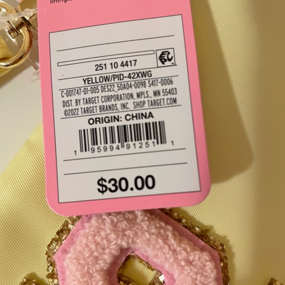 Stoney Clover Lane & Target yellow “stuff” patch pouch - Picture 7 of 7